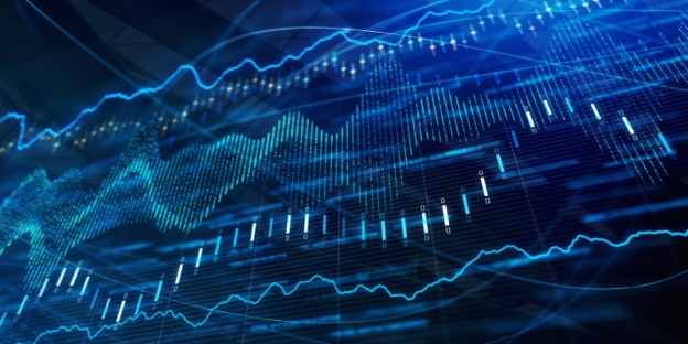 A graph of stock market AI-generated content may be incorrect.