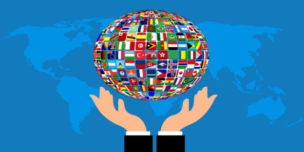 A globe with flags on it AI-generated content may be incorrect.